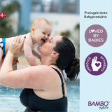 Bambo Nature Babyzwemluiers, maat S (7-12 kg), 12 luiers | Secure Fit Wegwerp Zwemluiers | Waterdicht comfort tijdens waterspelen