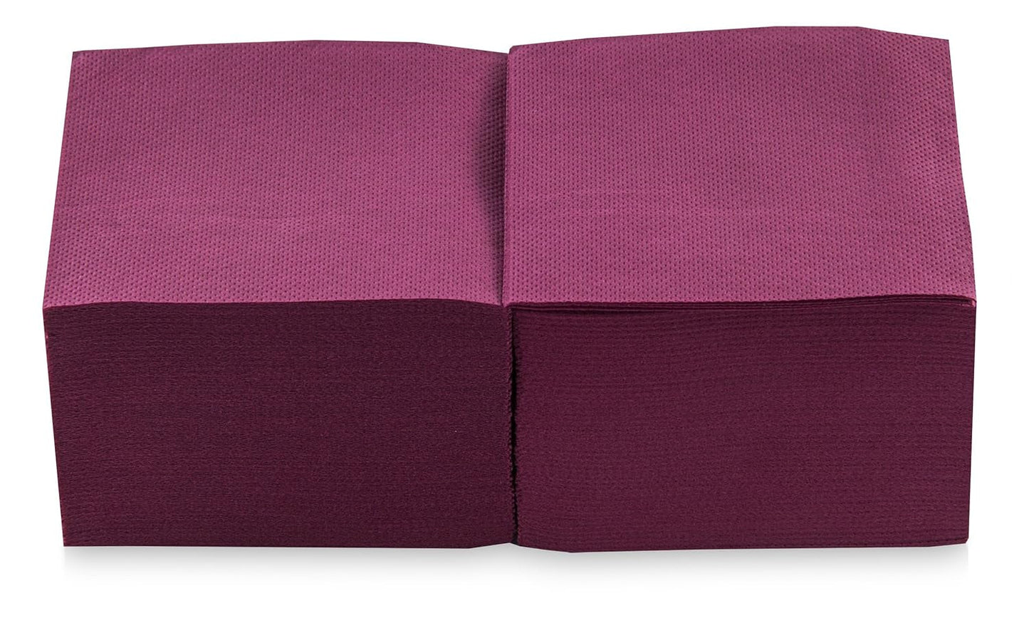 Saten Ser22104961 Cocktail, servetten 20 X 20, 2 lagen, 1/4 vouw, 100 servetten, Punta-Punta, zwart