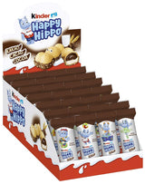 Kinder Happy Hippo Hazelnoot - Speciale knapperige wafels met melk en hazelnootcrème - Carnaval- en Mardi Gras-snoepjes - 1 pakje met 5 individuele repen van elk 20,7 g