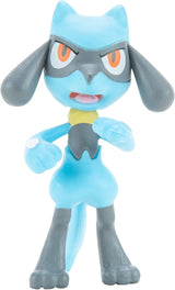 Pokemon-figurenset, 8 stuks - Figuur van 5-11 cm - Garchomp, Pikachu, Eevee, Lucario, Riolu, Munchlax, Glaceon & Leafeon - Nieuw 2023 - Officiële speelgoedactiefiguren Naty Shop