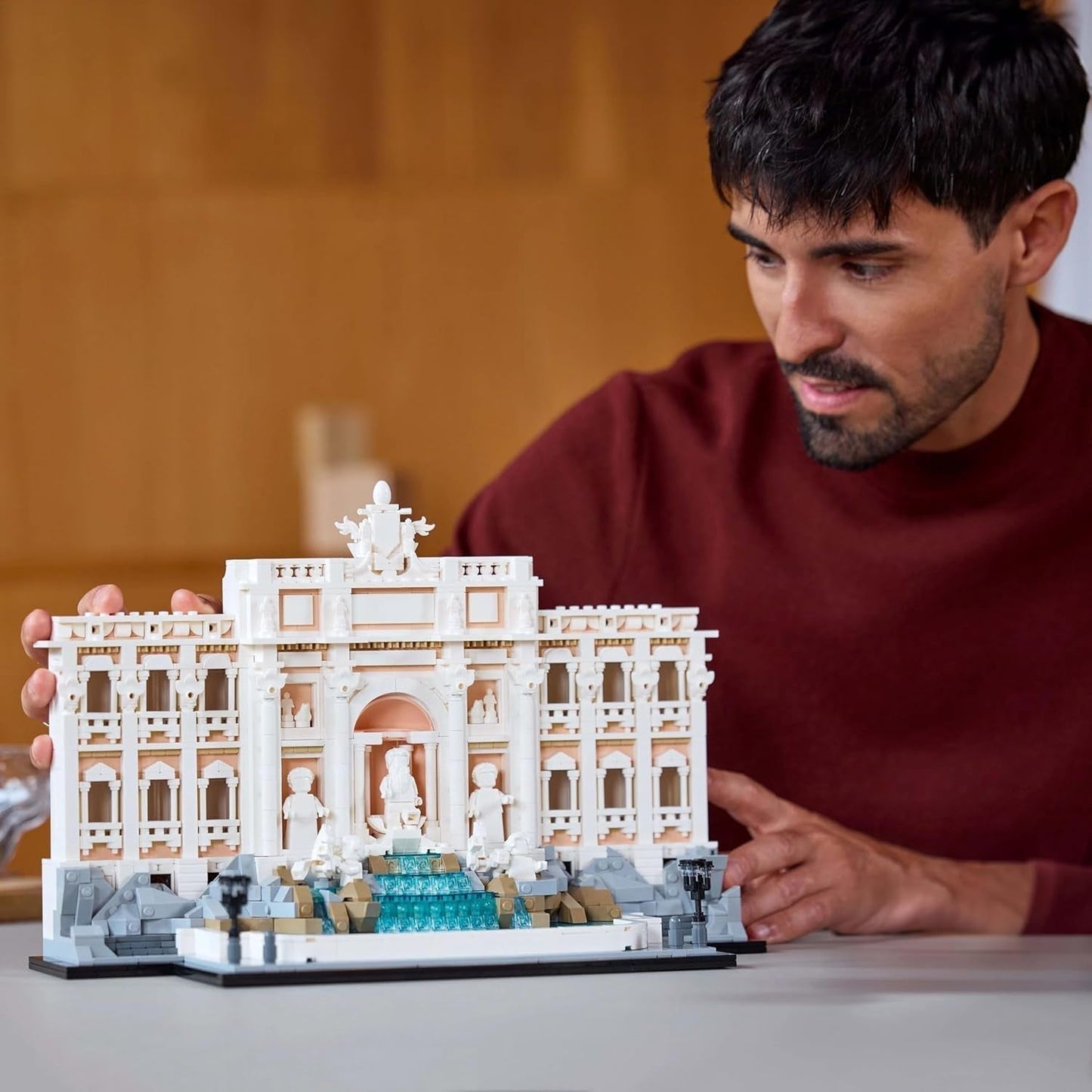 LEGO Architecture Trevifontein - Model van een monument in Rome met minifiguren sculpturen - verzamelstuk voor kantoor en woonkamer - cadeau voor volwassenen en architectuurliefhebbers 21062 Bouwsets Besuche den LEGO-Store