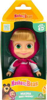 Masha en Michka pop, verzamelbaar zomeroutfitmodel van 12 cm voor 3 jaar en ouder MHA001
