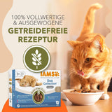 IAMS Delights Sea Collection Graanvrij nat kattenvoer - Multipack met verscheidenheid aan vis in saus, graanvrij natvoer voor katten vanaf 1 jaar, 12 x 85 g