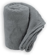 Zachte deken | Geruit | Zachte aanraking | 130 x 160 cm | Poederquilts en quilts Naty Shop Parelgrijs 130X160