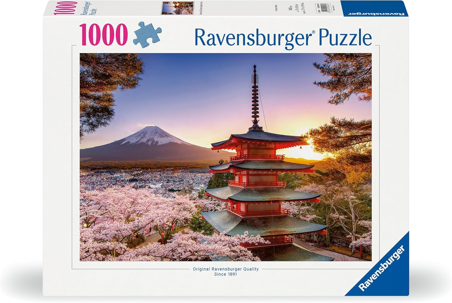 Ravensburger Puzzel 12000582 - Kersenbloesems in Japan - Legpuzzel van 1000 stukjes voor volwassenen en kinderen vanaf 14 jaar, Puzzel Naty Shop