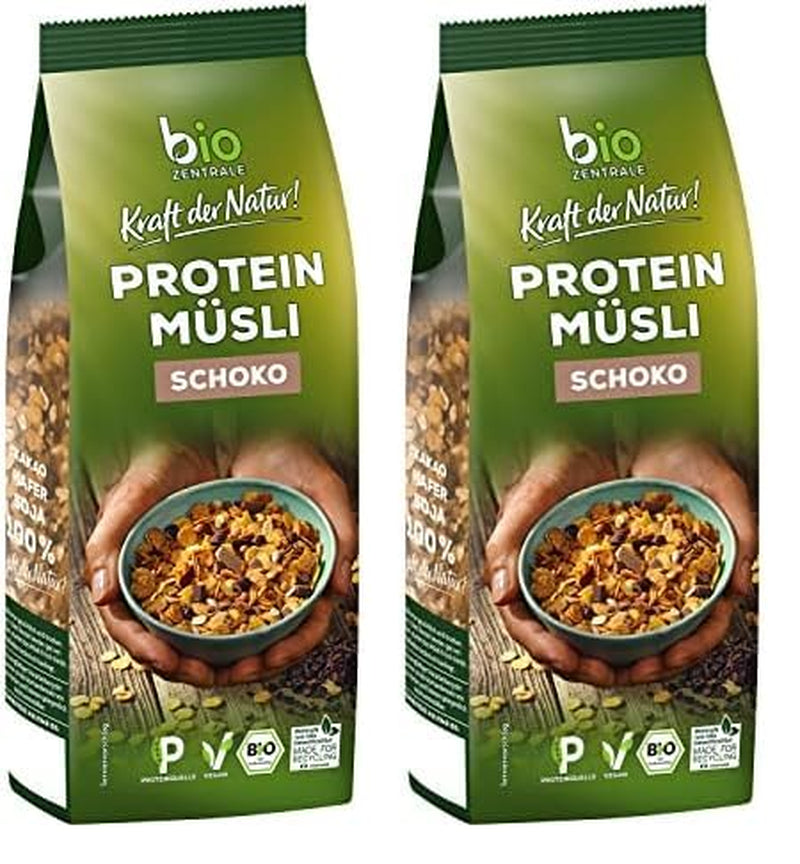 Biozentrale pure eiwitmuesli - 375g - Biologisch met honing - Als ontbijtgranen of als tussendoortje