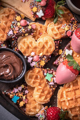 RUF Waffel-Mix, Großpackung, Grundmischung Zur Herstellung Von Waffeln Im Waffeleisen, Für Großküchen, Kantinen, Hotels en Restaurants, 1 X 2500G Mix voor bakken en koken Naty Shop