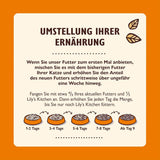 Lily's Kitchen, gemaakt met natuurlijke ingrediënten, heerlijke hapjes in kippensaus, natvoer voor volwassen katten, blik van 70 g
