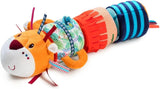 Lilliputiens - Jack Velcro geluidsrol - Kleurrijk activiteitenspeelgoed voor baby's met verschillende geluiden en afneembare rammelaars - Bevordert het luisteren en de motoriek - Vanaf 6 maanden - 83064 Babyspeelgoed Naty Shop