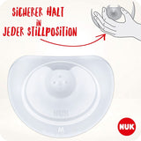 NUK Stillhütchen | Brusthütchen Zum Stillen | Schützt Vor Wünden Brustwarzen | Dünnes Silikon | Grote M (20 mm) | Inclusief Schutzdose | 2 Stück Accessoires voor babyvoeding en borstvoeding Naty Shop