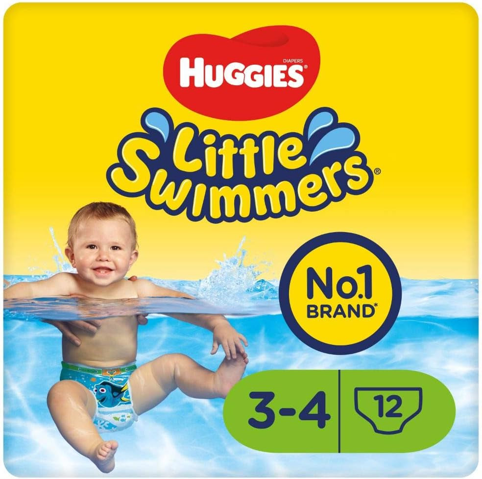 Huggies Little Swimmers Zwemluiers, maat 3-4, 12 stuks, 7-15kg