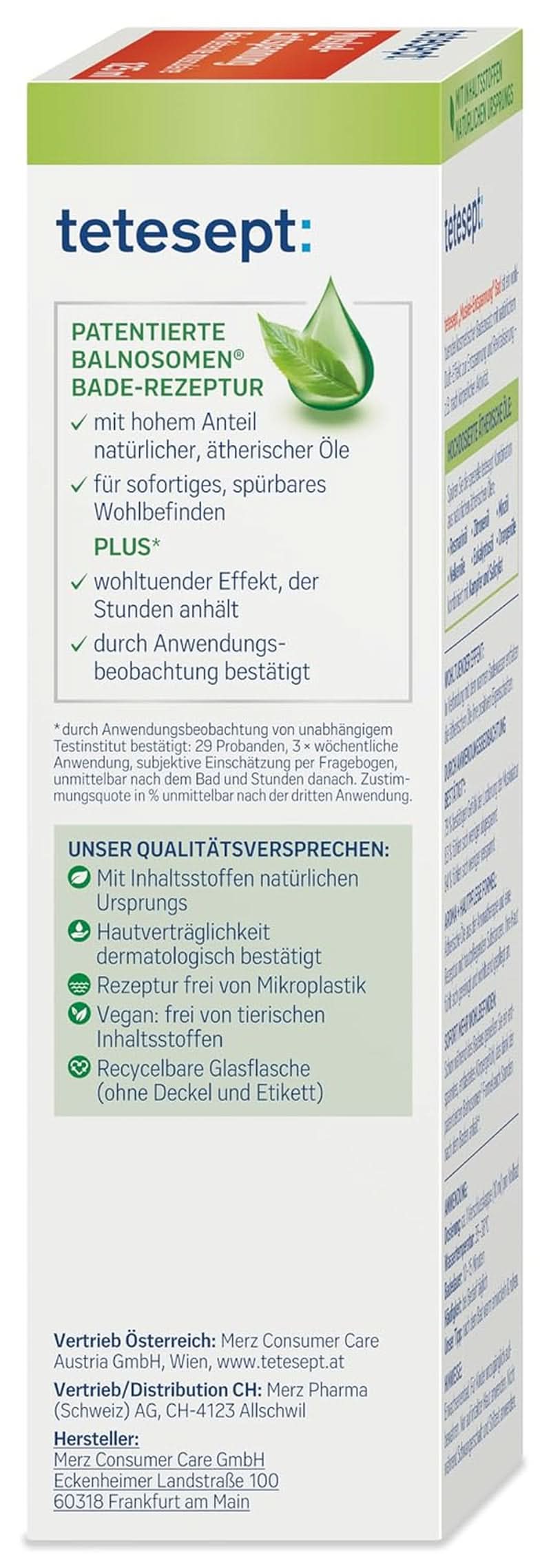 Tetesept Muskel, Ontspannend badadditief na lichamelijke inspanning, 125 ml Douche en bad Naty Shop