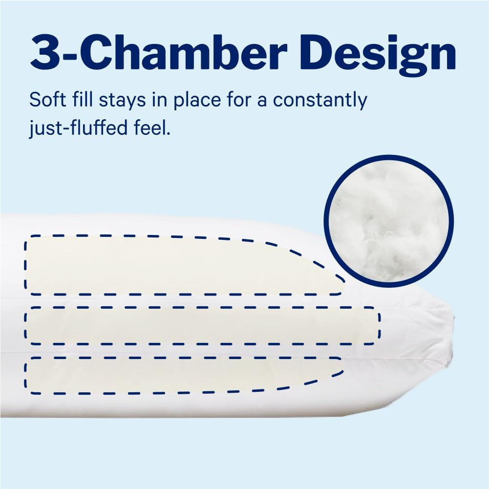 Casper Sleep Essential-slaapkussen, King, Wit Naty Shop standaardkussens