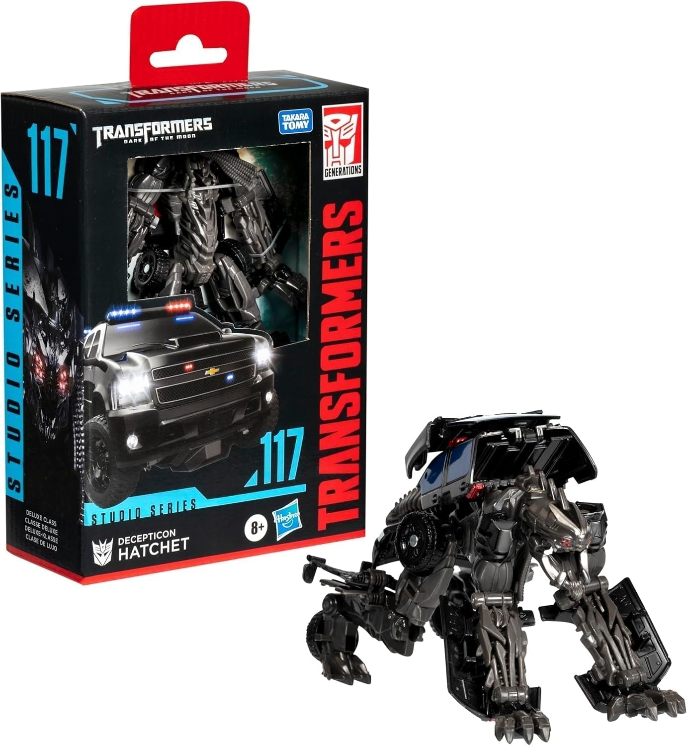 Transformers Studio Series Deluxe-Class Transformers: The Dark Side of the Moon 94 Decepticon Hatchet-actiefiguur Actiefiguren Naty Shop