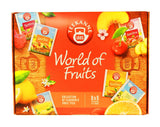 Teekanne World of Fruits (NIEUWE EDITIE) - Doos met selectie fruittheeën - 6 smaken * 5 theezakjes