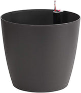 Dehner Mila bloempot met zelfwatergeefsysteem, Ø 30 cm, hoogte 26 cm, kunststof, wit