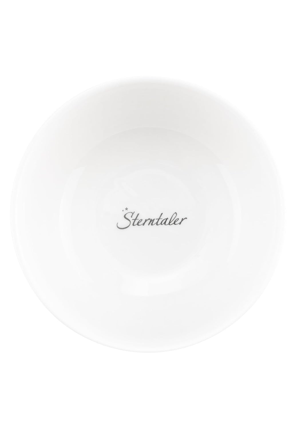 Sterntaler Porseleinen Serviesset Rustiek Design - Antislip en afneembare siliconen basis Serviesset - Baby- en kinderservies met bord, kom van 400 ml en mok van 200 ml, wit