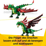 LEGO Creator 3In1 Groene Draak - Speelgoed - Kan worden omgezet in een zeeslang of feniks - Dierenbouwspeelgoed voor kinderen - Cadeau voor jongens en meisjes vanaf 9 jaar 31161 Bouwsets Besuche den LEGO-Store