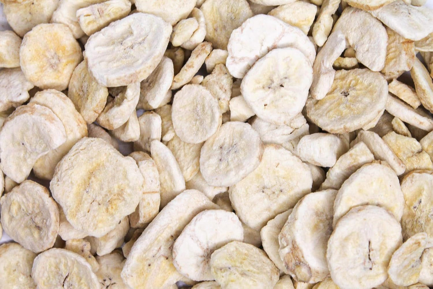 Gevriesdroogde plakjes banaan 100g - gevriesdroogde bananenchips - gevriesdroogd gedroogd fruit - gedroogde plakjes banaan voor decoratie, snacks, smoothies en desserts Gedroogde producten Naty Shop