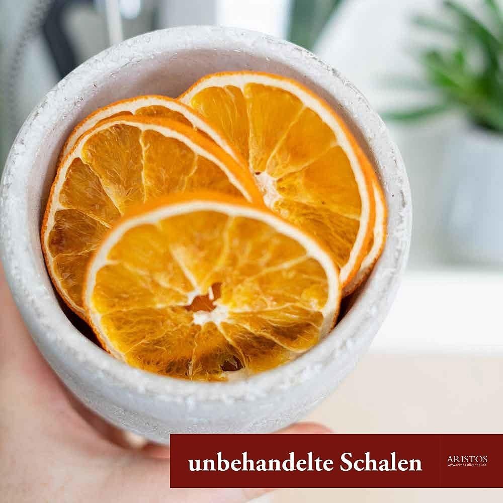 Gedroogde fruitschijfjes - sinaasappelschijfjes voor cocktails en koude thee, thee, glühwein of vruchtensap en punch voor kinderen Gedroogde producten Naty Shop