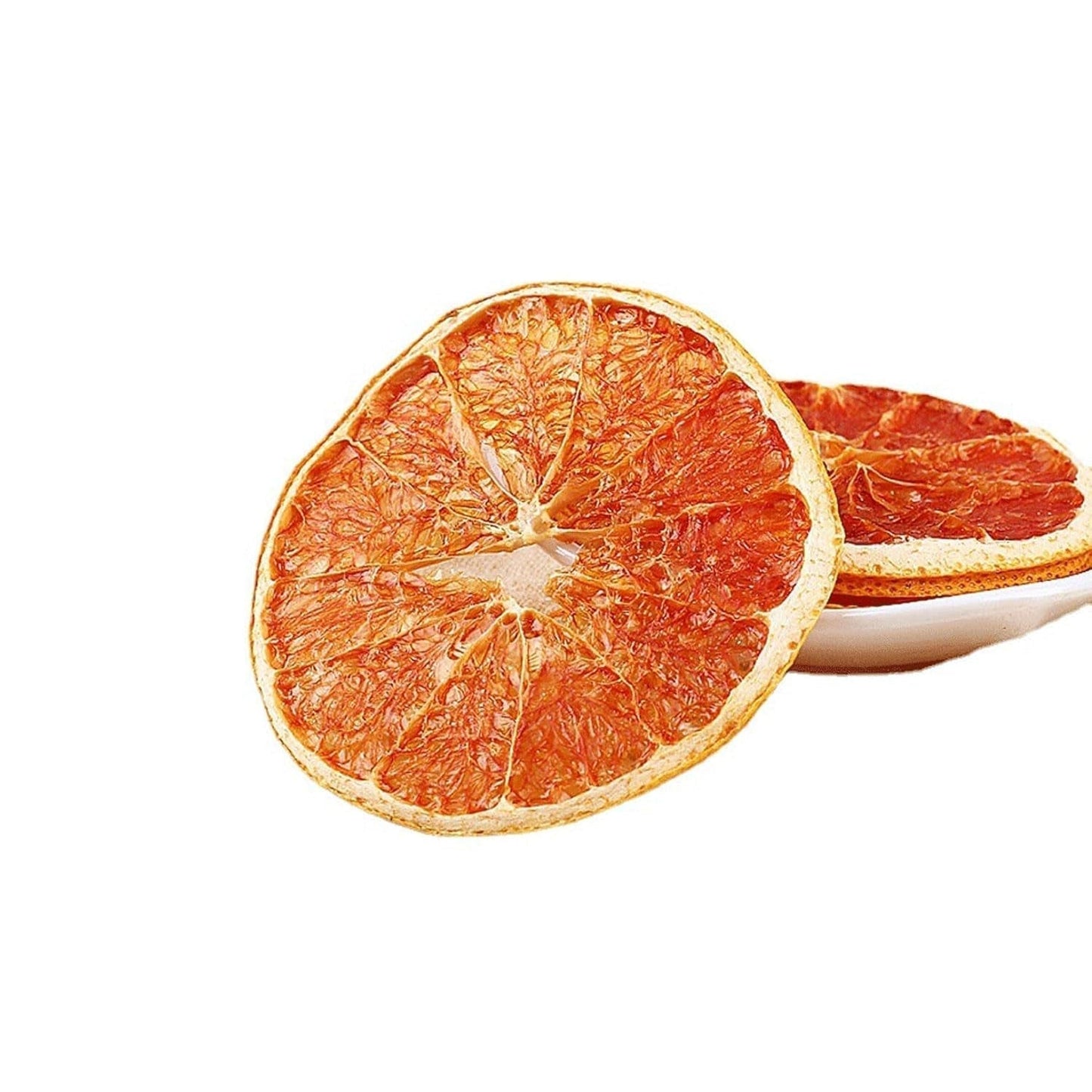 Gedroogde grapefruitschijfjes, gedehydrateerde grapefruit, vaasvuller, kerstversieringen, rode grapefruitschijfjes, gedroogde fruitschijfjes voor thee, zonder toegevoegde suiker (100 g (1 pak)) Naty Shop Gedehydrateerde producten 200 g (1 pakje)