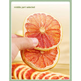 Gedroogde grapefruitschijfjes, gedroogde grapefruit, vaasvuller, kerstversiering, rode grapefruitschijfjes, gedroogde fruitschijfjes voor thee, zonder toegevoegde suiker (100 g (1 pak)) Naty Shop Gedehydrateerde producten