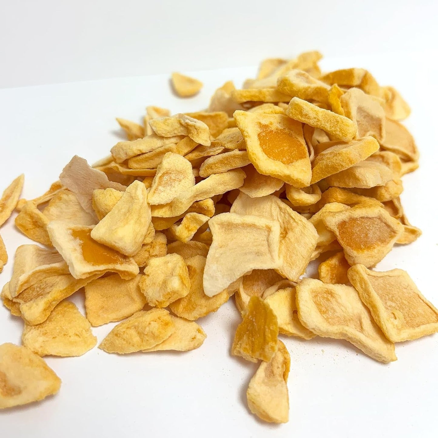 Gevriesdroogde mangoschijfjes 100g - gevriesdroogde mangochips - gevriesdroogd gedroogd fruit - gevriesdroogd fruit, gedroogde mango voor decoratie, snacks, smoothies, desserts Gedroogde producten Naty Shop