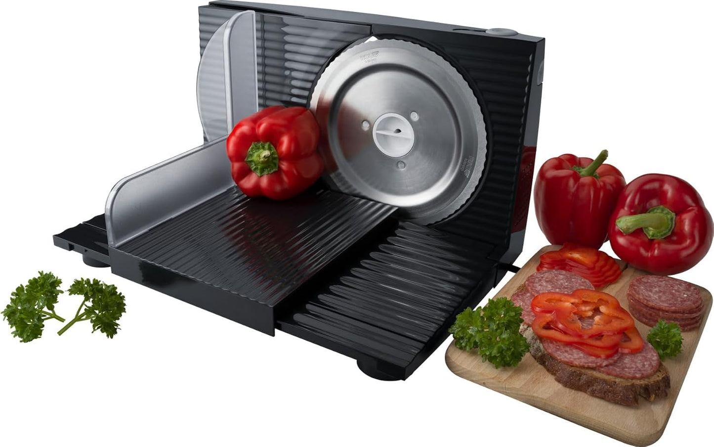 Steba multifunctionele snijmachine, instelbare snijdikte tot 17 mm, handbescherming Shredders en Slicers Naty Shop Standaard Titel