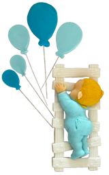 Set van 6 eetbare suikerdecoraties, Fericire Sugar Paste Decorations Naty Shop