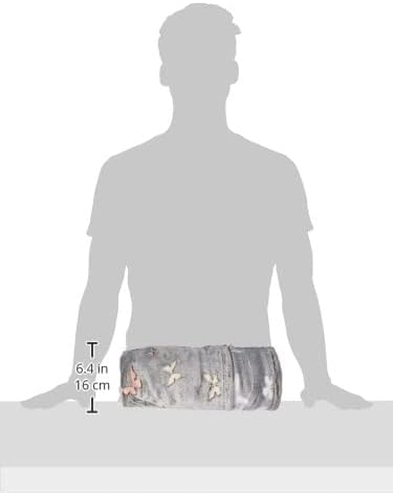 Kanguru Glow Sprei Glow in the Dark Deken Vlinderdeken Zachte deken 130X150Cm Lichtgevende slaapbanksprei. Glow in the Dark kinderdeken, grijs Bedden en dekens Besuche den Kanguru-Store