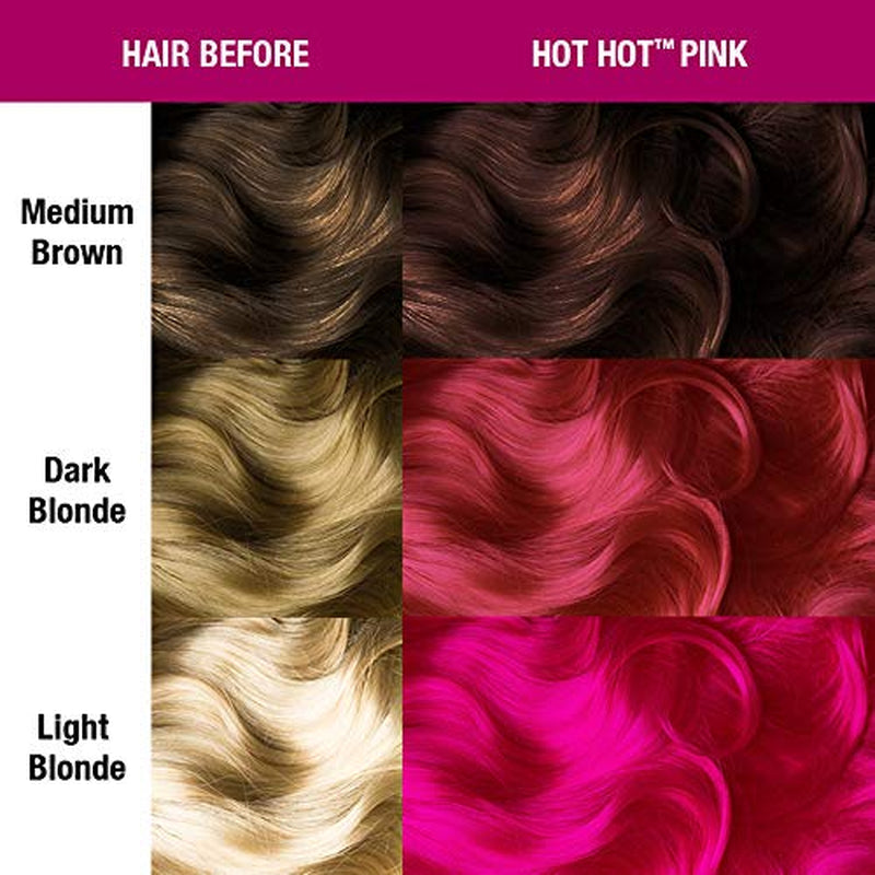 Manische paniek Hot Hot Pink Classic Cream Vegano Cruelty Free Semi-permanente haarverf 118 ml Naty Shop Haarverf