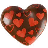 Günthart 135 stuks donkere chocolade filigraanharten kleurrijk Tri-Motion bedrukt 1 pak (236 g)