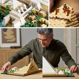 LEGO 21058 Architectuur De Piramide van Cheops Bouwpakket voor ambacht als creatieve hobby, cadeau-idee voor volwassenen, mannen, vrouwen, moeder, vader, creatieve activiteit, beroemde bezienswaardigheden Collectie Bouwsets Besuche in LEGO-Store