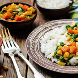 ASHOKA - Instantcurry met spinazie, aardappelen en rijst - (1 x 250 g)