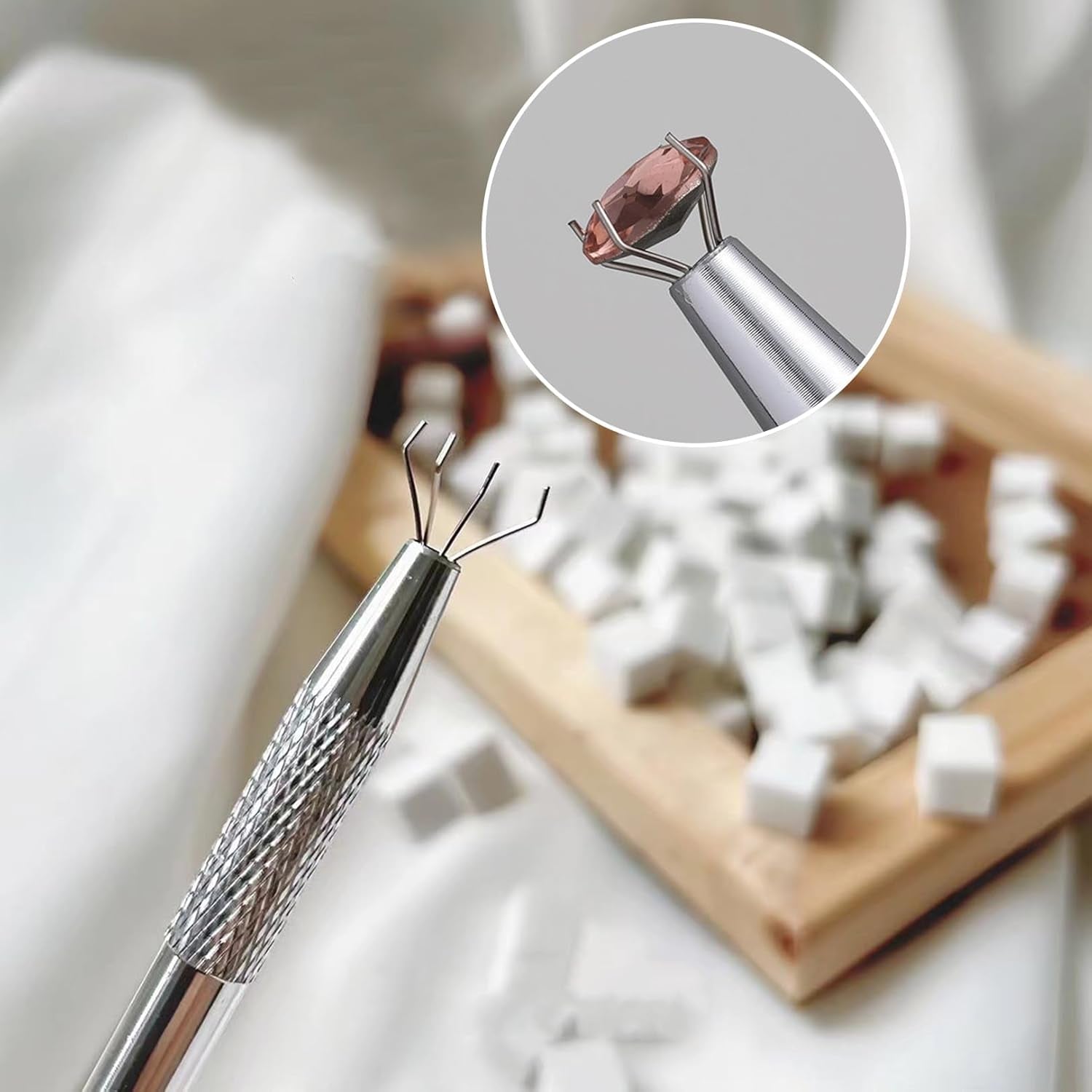 100 Stück Nail Art Schwamm Mit Piercing Zange,Nail Art Zubehör Schwamm Mit Piercing Kugel Aufdreher,Spons Brush Applikator,Nagelkunst-Rendering-Werkzeuge,Für Gradient Nail Art Patterns Erstellen.