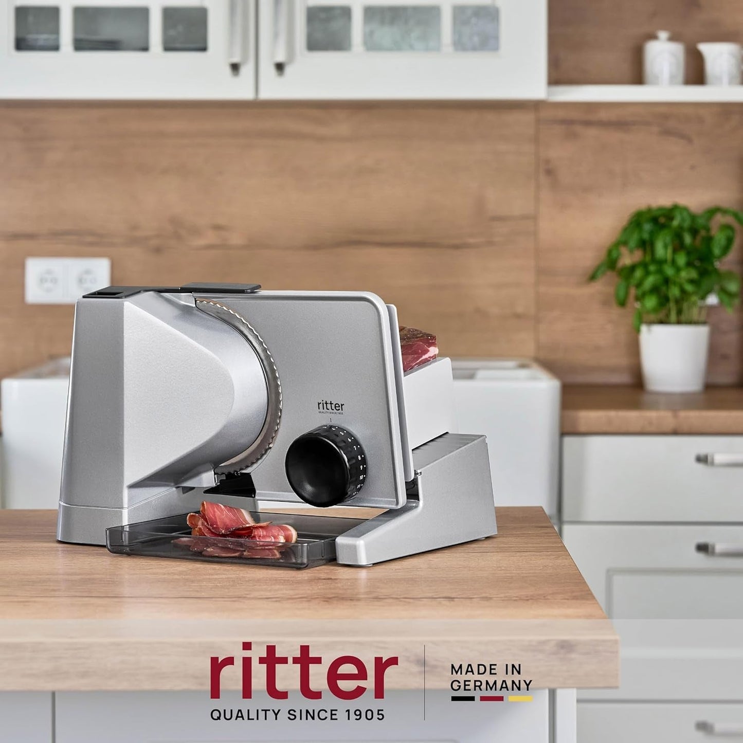 Ritter Solida 4, elektrische snijmachine met meerdere functies Rasnite en Snijmachines Naty Shop