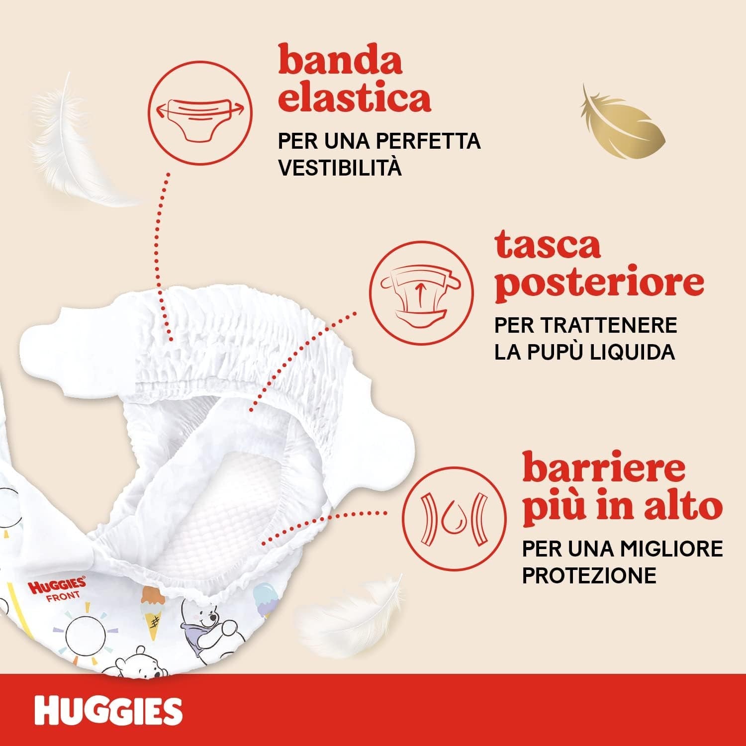 Huggies Extra Care Babyluiers Maat 1 (2-5kg) Superabsorberend Disney Design Bulkverpakking 160