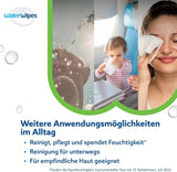 WaterWipes Sensitive+ Hydrating Boost Vochtige doekjes, Hydraterende doekjes, 360 stuks (6 stuks), 3 in 1 Schoon, Verzorgend, Hydrateren, 99% Aloë Vera Water, Ongeparfumeerde babydoekjes