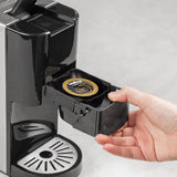 Princess 5-in-1 espressomachine met meerdere capsules - Compatibel met Nespresso, Dolce Gusto, Lavazza a Modo Mio en ESE Pads, 0,8 l capaciteit, 1450 W, zilver, zwart