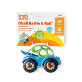 Bright Starts, Oball, Rammelaar Speelgoedauto, Groen-Blauw Babyspeelgoed Naty Shop