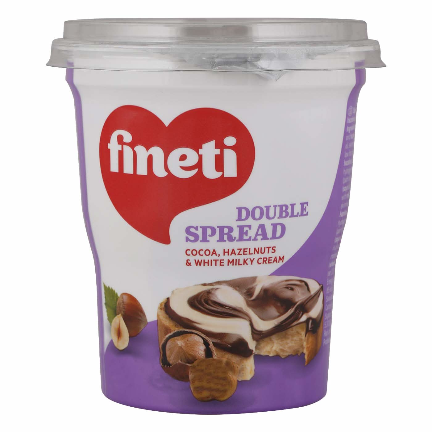 Fineti, Crème met cacao, hazelnoten en melkroom 400g Glazuren en Decor Naty Shop