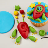 Fondant Poppy Red 250g - Kant en klaar, perfect voor het glazuren en decoreren van taarten, cupcakes en koekjes - Poppy rood - 250g Suikerpasta Naty Shop