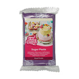 FunCakes Royal Purple Rolfondant: Makkelijk in gebruik, glad, flexibel, zacht en buigzaam, perfect voor het decoreren van taarten. Glutenvrij 250g (pak van 2) Naty Shop Royal Purple suikerpasta 250g