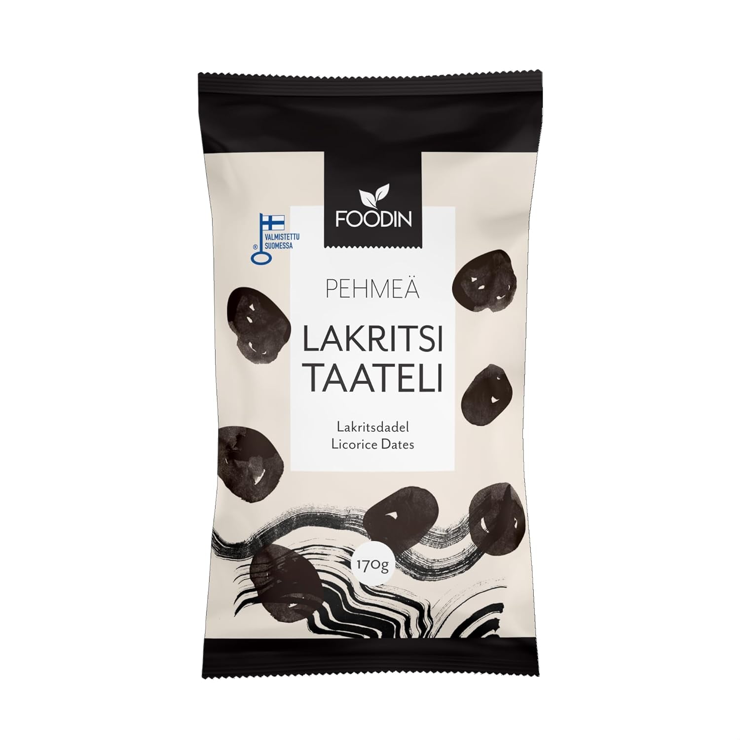 Foodin data Veganistische, glutenvrije, zachte, zoete en gezonde lekkernijen Gedroogd fruit met zoethoutpoeder voor tussendoortjes, bakken en meer - Gemaakt in Vaajakoski (3x170g) Gedroogde producten Naty Shop