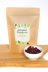 FOOD&WOOD® Hele gedroogde veenbessen 500g | Gedroogde veenbessen | 1A-kwaliteit | Natuurlijk zoet | ideaal als tussendoortje, in yoghurt of om te bakken | geen toegevoegde suiker | Droog | ongezwaveld. Naty Shop gedehydrateerde producten