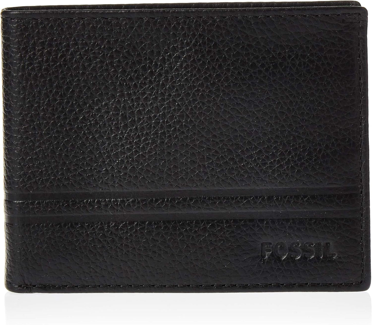 Fossil Heren Wilder Flip Id Bifold Reisaccessoires Bi-Fold Portemonnee Portemonnee Heren Naty Shop Zwart Wild One Size Fits All