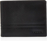 Fossil Heren Wilder Flip Id Bifold Reisaccessoires Bi-Fold Portemonnee Portemonnee Heren Naty Shop Zwart Wild One Size Fits All