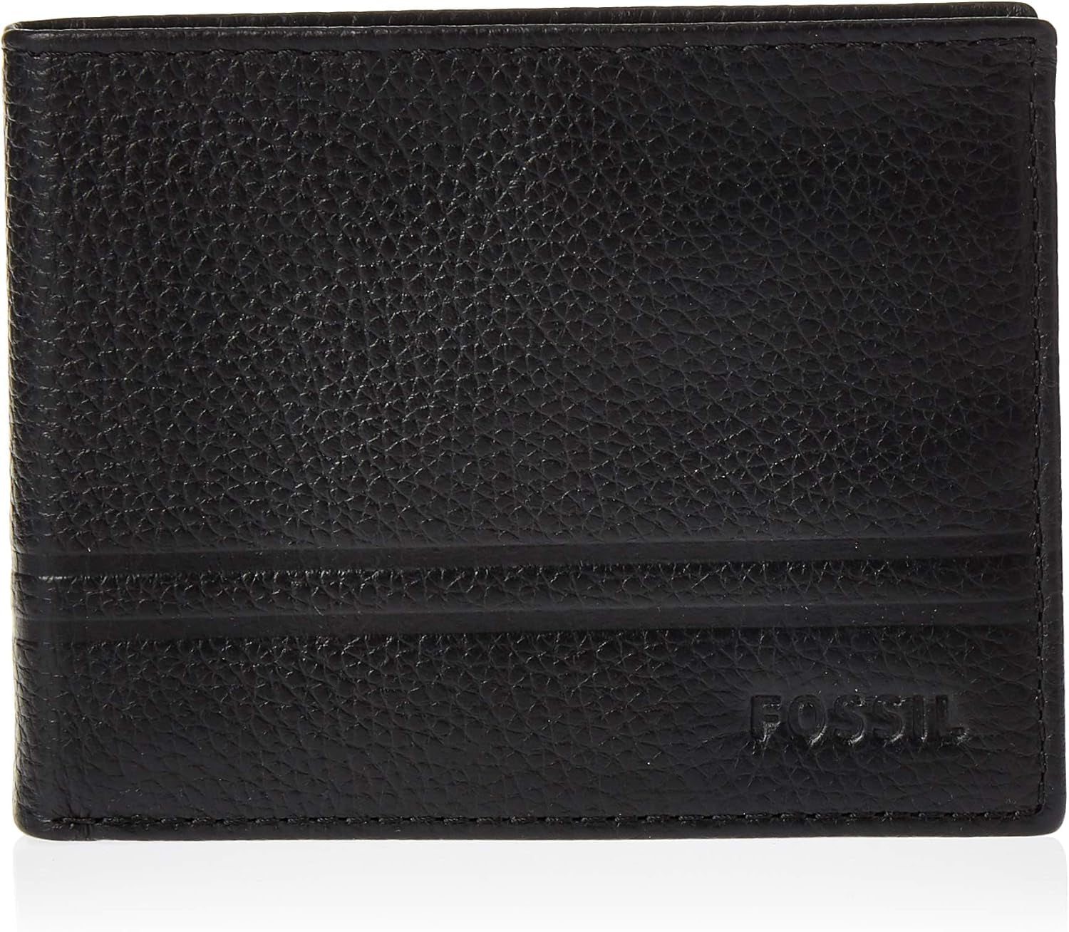 Fossil Heren Wilder Flip Id Bifold Reisaccessoires Bi-Fold Portemonnee Portemonnee Heren Naty Shop Zwart Wild One Size Fits All