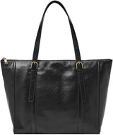 Fossil Carlie Tote Bags Dames Naty Shop Zwart