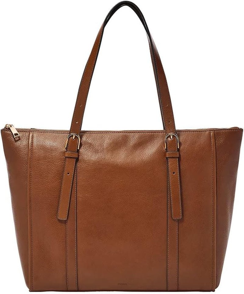 Fossil Carlie Tote Bags Dames Naty Shop Bruin